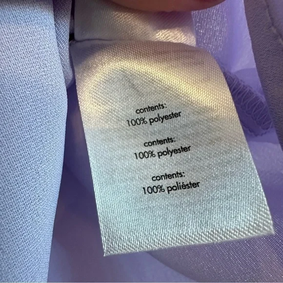 NWT WeWoreWhat purple lilac satin mini skirt women’s small - Picture 6 of 11